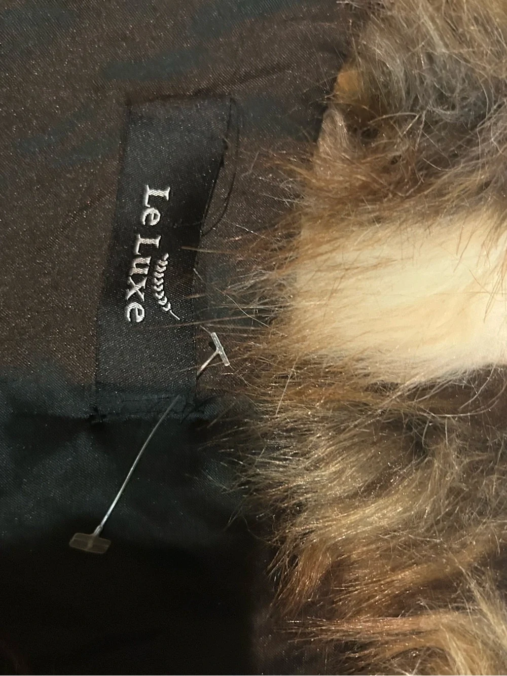 LE LUXE Faux Fur Vest $185